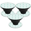 MightySkins POSOCK-Teal Designer Skin Decal Wrap for Sticker, Teal Designer - Pack of 3