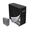 thumbnail image 1 of Housse de Rangement Imperméable Robuste pour Lit Pliant avec Fermeture Éclair – Antipoussière, Résistante aux UV, Évent Respirant, Cordon de Serrage Ajustable – Protège-Matelas pour Lit Escamotable, Lit de Camp, Lits de Camp – Noir, 1 of 8