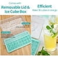 thumbnail image 5 of Ice Cube Tray with Lid and Bin | 36 Nugget Silicone Ice Tray for Freezer | Comes with Ice Container, Scoop and Cover | Good Size Ice Bucket, 5 of 7