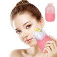 thumbnail image 4 of Levantamiento de la cara Rodillo de enfriamiento Molde de silicona Reutilizable Facial Piel de apretón de hielo Molde Molde Fino Líneas reductores Masaje Masaje Moldes Moldes Rosa Methold CE001704-02, 4 of 7