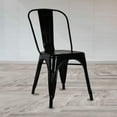 thumbnail image 6 of Tolix Armless Chair Black (Powder Coated) in Set of 6 - Replica, 6 of 6