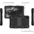thumbnail image 5 of For Samsung Galaxy Tab A 8.4 2020 / T307 Dual layer Shockproof Heavy Duty Hybrid Silicone Kickstand Tablet Case Cover Black/Black, 5 of 7