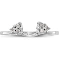 thumbnail image 4 of 14K White Gold Diamond Wrap (Size 7) Made In India rm3065b-012-waa, 4 of 5