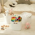 thumbnail image 3 of Storage Cubes 11 Inch - 3 Pack, Cotton Rope Woven Baskets for Organizing, Square Storage Baskets for Shelves Organizer, Classroom, Kids Toy Bins, Closet, Baby Nursery-White, 3 of 14