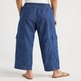 thumbnail image 3 of CHOK Women’s Mid-Rise Pull-On Cargo Pants  27” Inseam  Sizes XS-XXL, 3 of 6