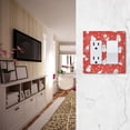thumbnail image 5 of Yayeee Rocker Switch Wall Plate 1-Gang 4.6"x2.9" Home Decorative Outlet Cover, Red Snowman, 5 of 6