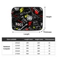 thumbnail image 3 of Music Rock Portable Laptop Sleeve Compatible with MacBook Air Notebook Computer Case for Men Women College School Students, 3 of 7