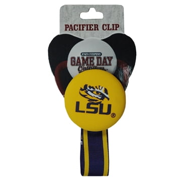Louisiana State University Pacifier Clip