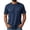 Navy, variant on HAOTAGS Mens T-Shirt Casual Breathable Cotton Basic Short Sleeve Tee Tops Navy Size L