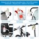 thumbnail image 3 of Portavasos Universal para Cochecito, Portavasos para Bicicleta, Andador, Silla de Ruedas, Scooter, Portavasos Grande, Blanco JM, 3 of 5