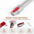 thumbnail image 3 of 2 Pack Cleaner Head Clip Latch Tab Button Replacement for Dyson V7 V8 V10 V11 V15 Vacuum Cleaner Extension Wand Clip Button, Wand Tube/Illumination Tool Button with Spring, 3 of 6
