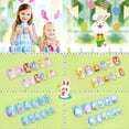 thumbnail image 2 of 4 sets Easter Fake Nails for Kids Short Full Cover False Nail,Stick on Nails for Children, 2 of 5