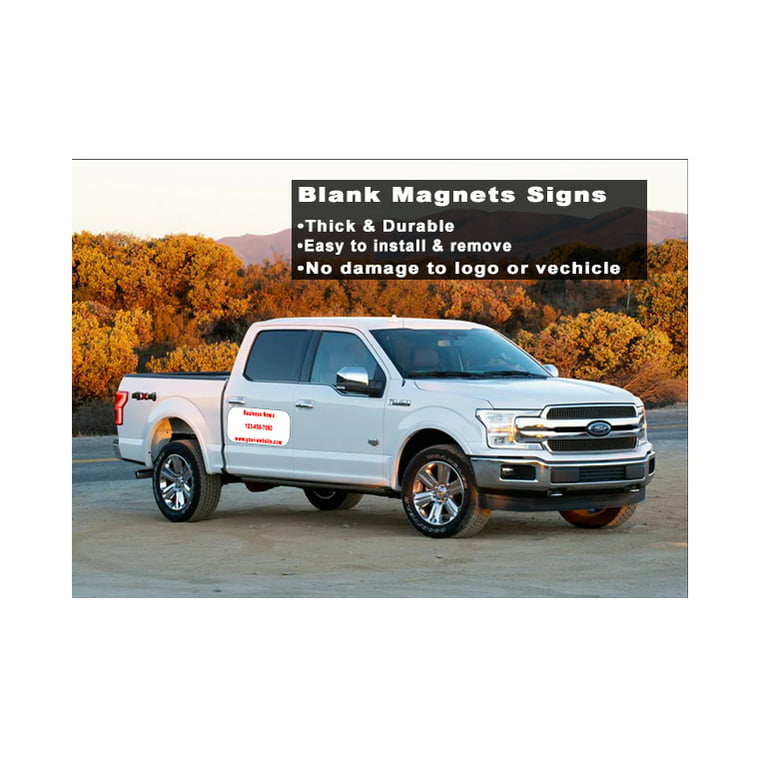 Blank Magnetic Sheeting for Use on Cars, Trucks & Vans