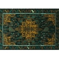 thumbnail image 1 of Ahgly Company Indoor Rectangle Persian Turquoise Blue Traditional Area Rugs, 7' x 10', 1 of 4
