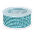 thumbnail image 1 of Unique Bargains Nylon Thread Twine Beading Cord 3mm Extra-Strong Braided Nylon Crafting String 4M/13 Feet, Light Blue, 1 of 7