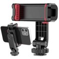 thumbnail image 1 of Adjustable doublehead cold shoe hot shoe mobile phone live broadcast fixing bracket, 1 of 5