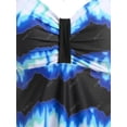 thumbnail image 4 of Tallas grandes Corbata Tinte Empire Cintura Tankini Traje de baño Rosegal  Vestidos casuales de talla grande, 4 of 5