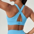 thumbnail image 3 of High-Performance Women's Sports Bras Breathable Padded Cups V Neck Back Design Fitness Tank Tops for Active Living, 3 of 5