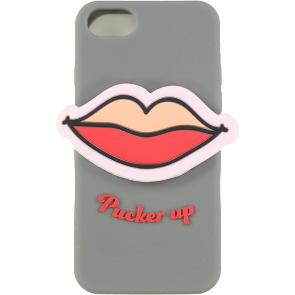 American Eagle Unisex Pucker Up Case, Grey,