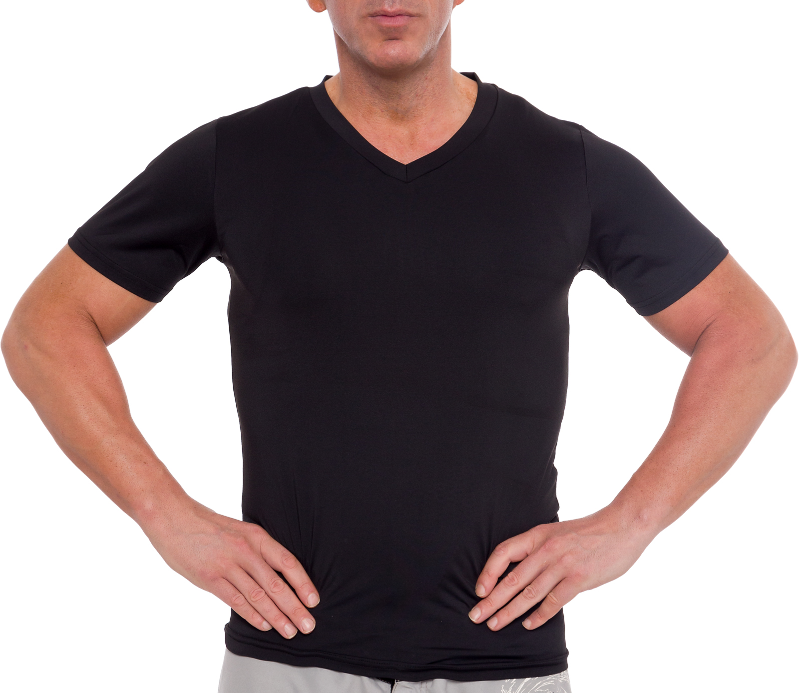 mens slimming t shirt