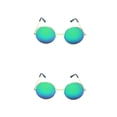 thumbnail image 4 of Gafas de sol Qarigey portátiles unisex dorado colorido Type1 NO1, 4 of 6