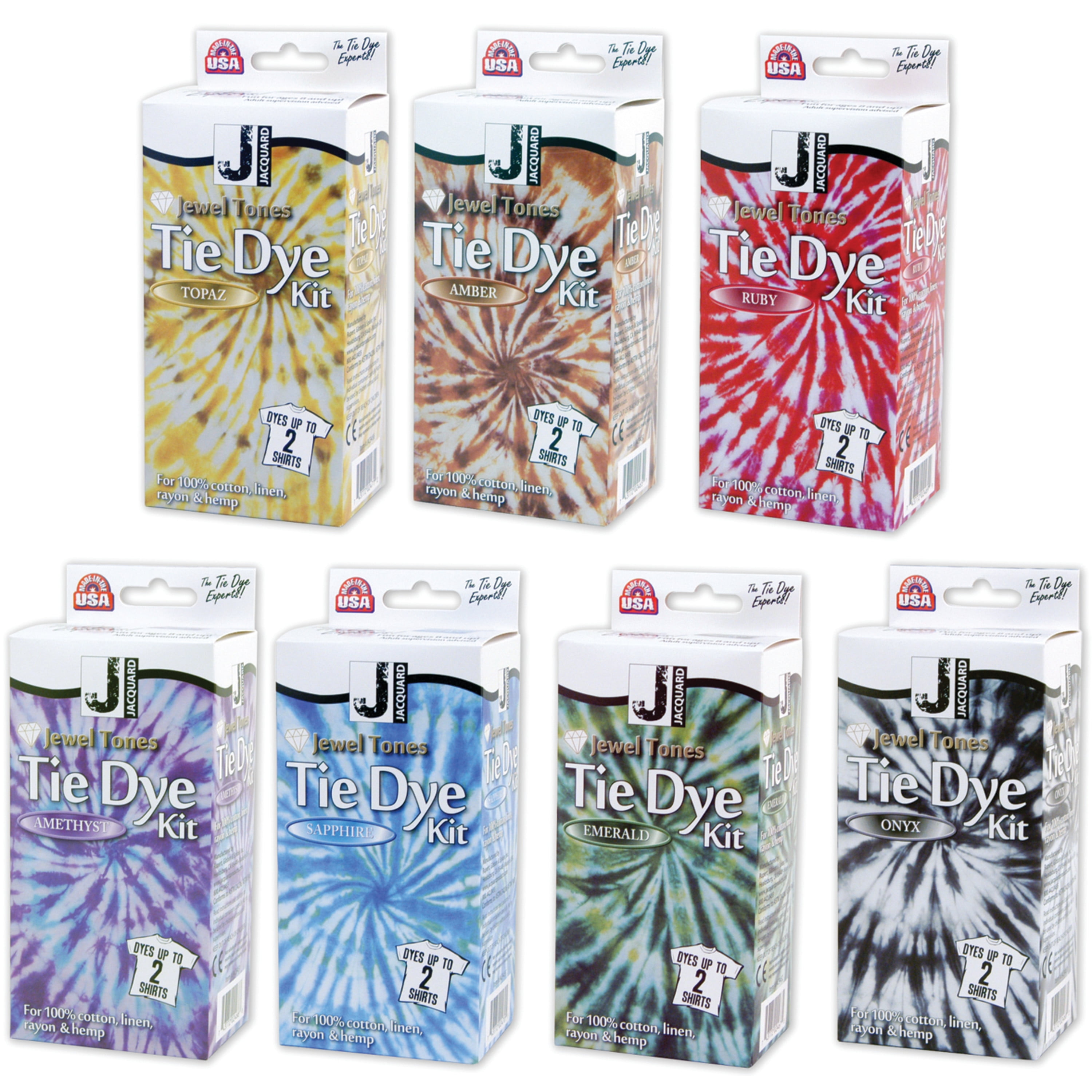 Jacquard Jewel Tones Tie Dye Kit, Amber