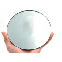 Round Large Convex Glass Mirror  - 6" (150mm) Diameter -  150mm Focal Length - 5mm Thick Approx. - Eisco Labs