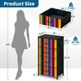 thumbnail image 3 of Boho Dresser for Bedroom with 4 Storage Drawers Mexican Blanket Stripes for Cinco de Mayo Mexican Chest of Drawers Steel Framed Fabric Closet Organizers for Entryway, 3 of 7