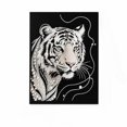 thumbnail image 2 of Black Background Pearl Diamond Painting Kit for Adults, DIY Special Shape Pearl Gem Art Kit, Peacock Dragon Tiger Deer Angel Wing Jellyfish Pattern, Rhinestone Canvas Wall Decor Craft Gift, 2 of 9
