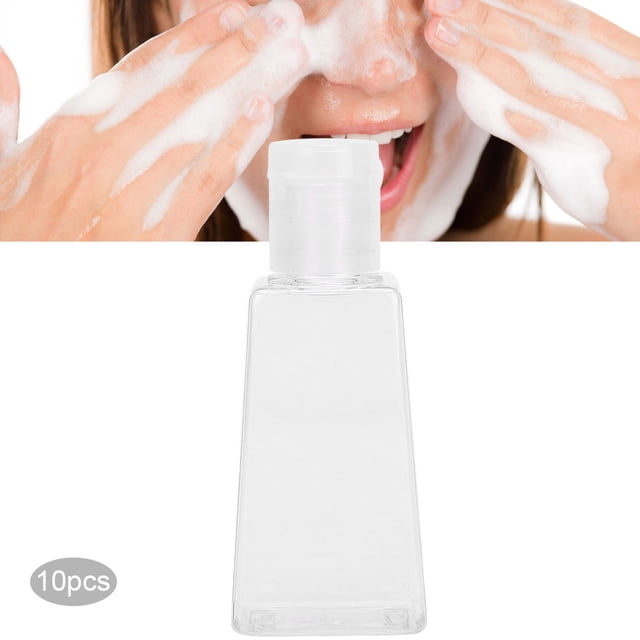 Botella de Bomba de Crema de Loción Duradera, No Goteo de Caída 10pcs 30 ml de Botella de Plástico, para dispensar la dilución de líquido