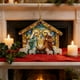 thumbnail image 1 of Adorno colgante de belén | Decoración religiosa artesanal para árbol de Navidad | Regalo de decoración espiritual para el hogar, 1 of 6