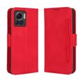 thumbnail image 1 of Case for Motorola X30 Pro 5G Cover Adjustable Detachable Card Holder Magnetic closure Leather Wallet Case - Red, 1 of 5