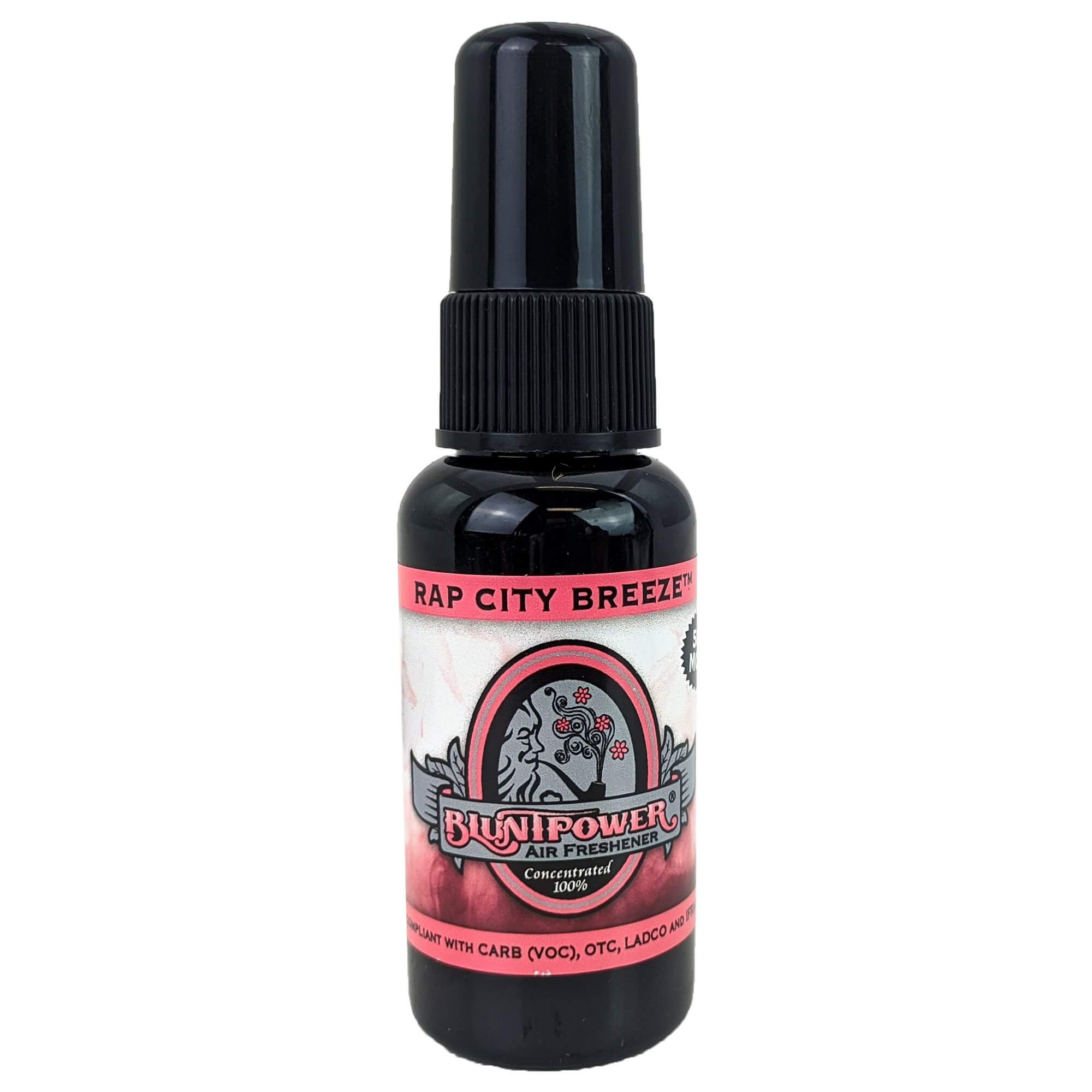 BluntPower Air Freshener Spray 1.5 oz. Rap City Breeze