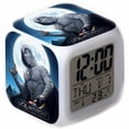 thumbnail image 1 of Reloj digital LED Moons Knights Square con función de despertador, 1 of 4