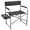 Black, variant on Ozark Trail Director Chair with Side Table, Blue