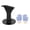 Black, variant on Manual Log Wood Kindling Splitter Wedge Forged Steel Splitting Tool with Safety Work Gloves for Backyard Stoves, 17x14x14 Inches / 43.2x35.6x35.6 cm, Orange