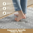 thumbnail image 4 of OEAKAY Anti Fatigue Kitchen Mat, Ergonomic Cushioned & Waterproof, Extra Thick Non-Slip Backing, Easy Care Persian Design 24"x59" Kitchen Mats for Floor, 4 of 8
