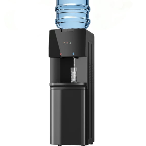 Nepsam 650W Hot & Cold Water Dispenser, 120V Compressor Cooling Water Cooler with Type I Shock Protection for Home Office