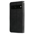 thumbnail image 2 of TECH CIRCLE for Google Pixel 8 Pro Wallet Flip Case, 3 Credit Cards Slot Holder Case with Zipper Pocket, PU Leather Wallet Kickstand Soft TPU Inner Case Cover for Google Pixel 8 Pro, Black, 2 of 11