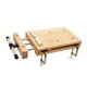 thumbnail image 5 of Tornillo de banco para madera, herramientas de banco, abrazaderas, mesa de trabajo portátil, juego de tornillos de banco para madera dura para estudio, 5 of 9