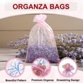 thumbnail image 3 of Uxcell Organza Bag, Sheer Colorful Coral Mesh Bags Drawstring Gift Bags Party Favor Bag Jewelry Pouches Multicolor-Gold 3.5" x 4.7", 3 of 6