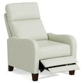 thumbnail image 3 of Sunset Trading Dana Pushback Traditional Leather Recliner in White, 3 of 4