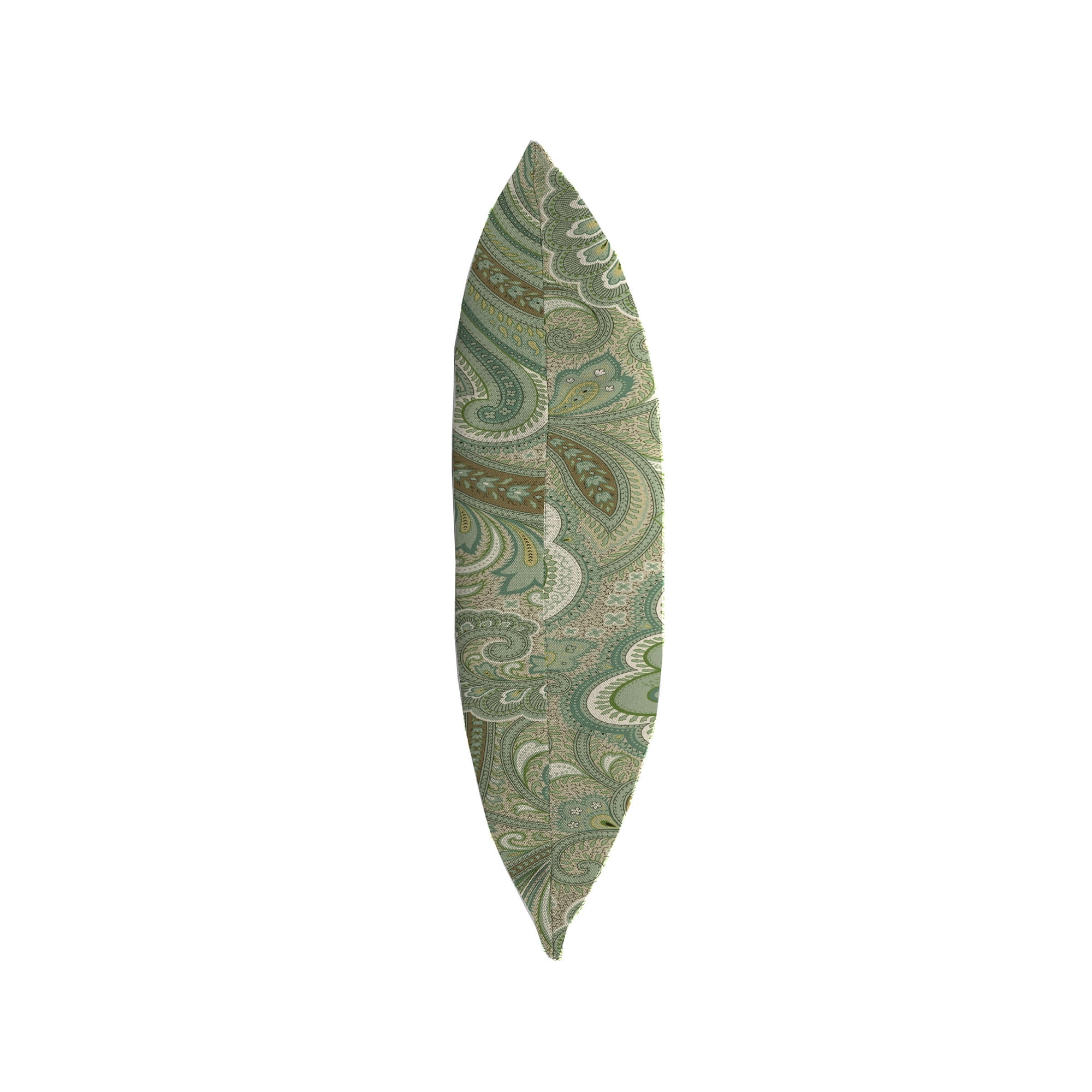 Jordan Manufacturing 20" x 20" Merona Latte Green Paisley Square Outdoor Throw Pillow (2 Pack)