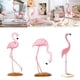 thumbnail image 4 of Decoración de sala de estar BuyWeek flamenco rosa resina Figura Adorno, 4 of 7
