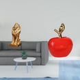 thumbnail image 2 of Figura de león,Estante con estatua de león para escritorio,oficina,decoración del hogar,Estatua,Escultura de fruta artificial,estatua y artesanía,Colección de figuras de cerámica para, 2 of 8