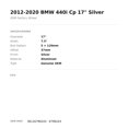 thumbnail image 2 of BMW Wheel 2012-2019 17" OEM Silver 36116796243, 2 of 2