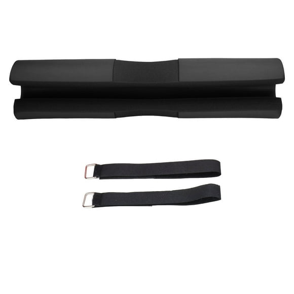Almohadilla para sentadillas, almohadilla para barra, almohadilla protectora para cuello y hombros, soporte para sentadillas, estocadas, empujes de cadera, color negro