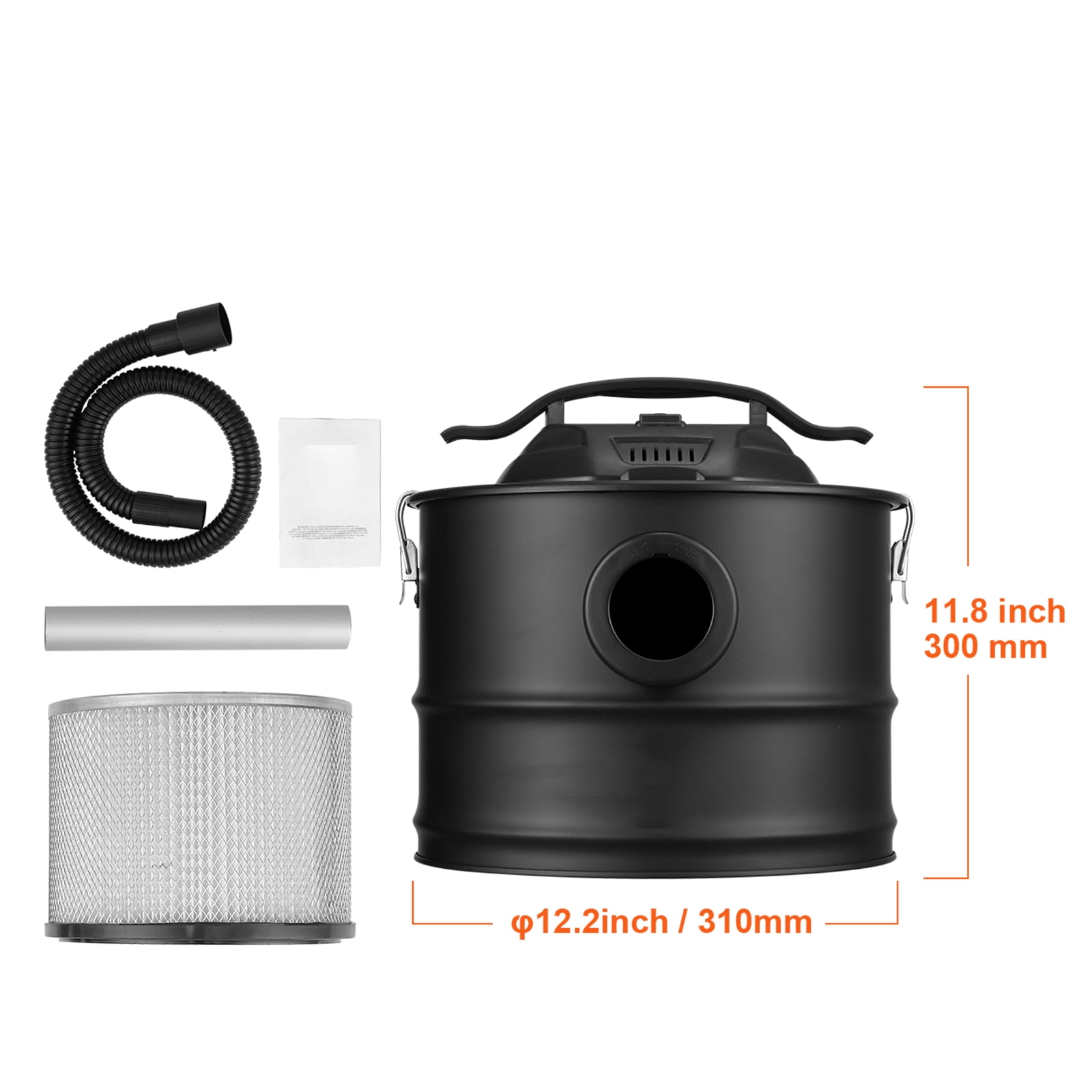 BENTISM Ash Vacuum Cleaner - Large Capacity Flexible Hose