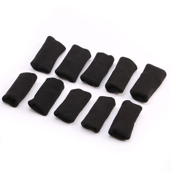 10pcs Sports Finger Sleeves for Arthritis Support & Outdoor Protection - Stretchy Basketball, Volleyball Finger Guards