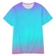 thumbnail image 5 of ICHUANYI Clearance Women's Fashion Printed T-shirt Short Sleeves Blouse Round Neck Casual Tops(Sky Blue, M) ICHUANYI WER2023081100129, 5 of 7